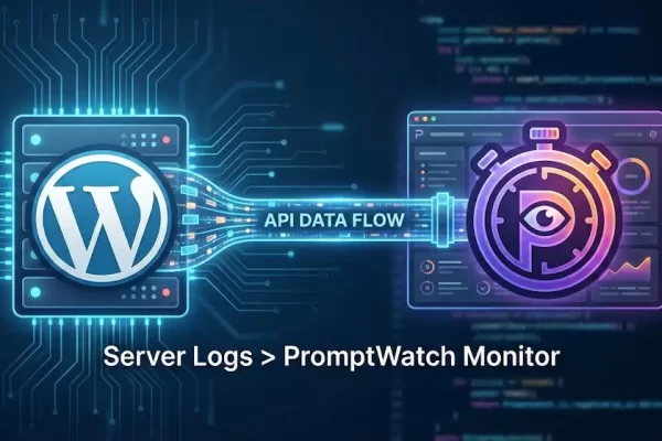Wordpress to Promptwatch server crawl log integration